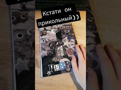 Распаковка блокнота с пебблом ^^ (первая часть распаковки мерча по миру денди) #dandysworld #блокнот