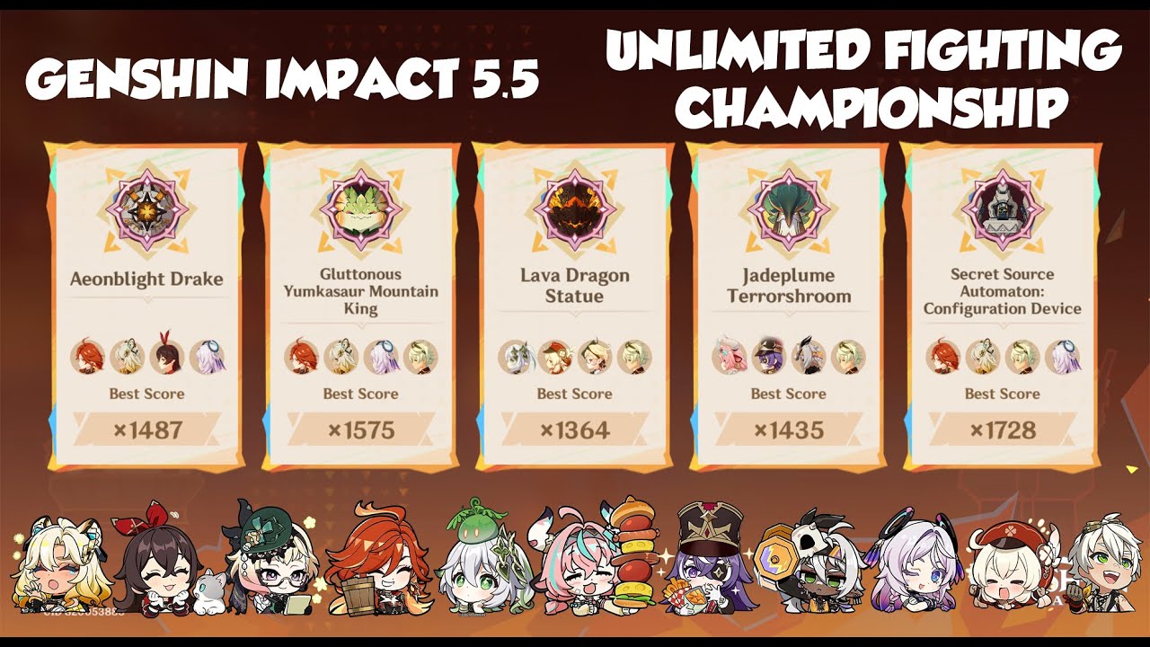Unlimited Fighting Championship Combat Event Challenge│Genshin Impact 5.5