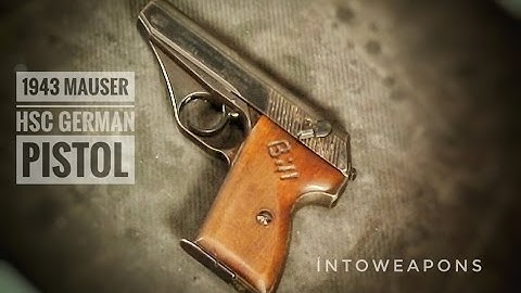 1943 Mauser HSc Pistol - Disassembly & Shooting