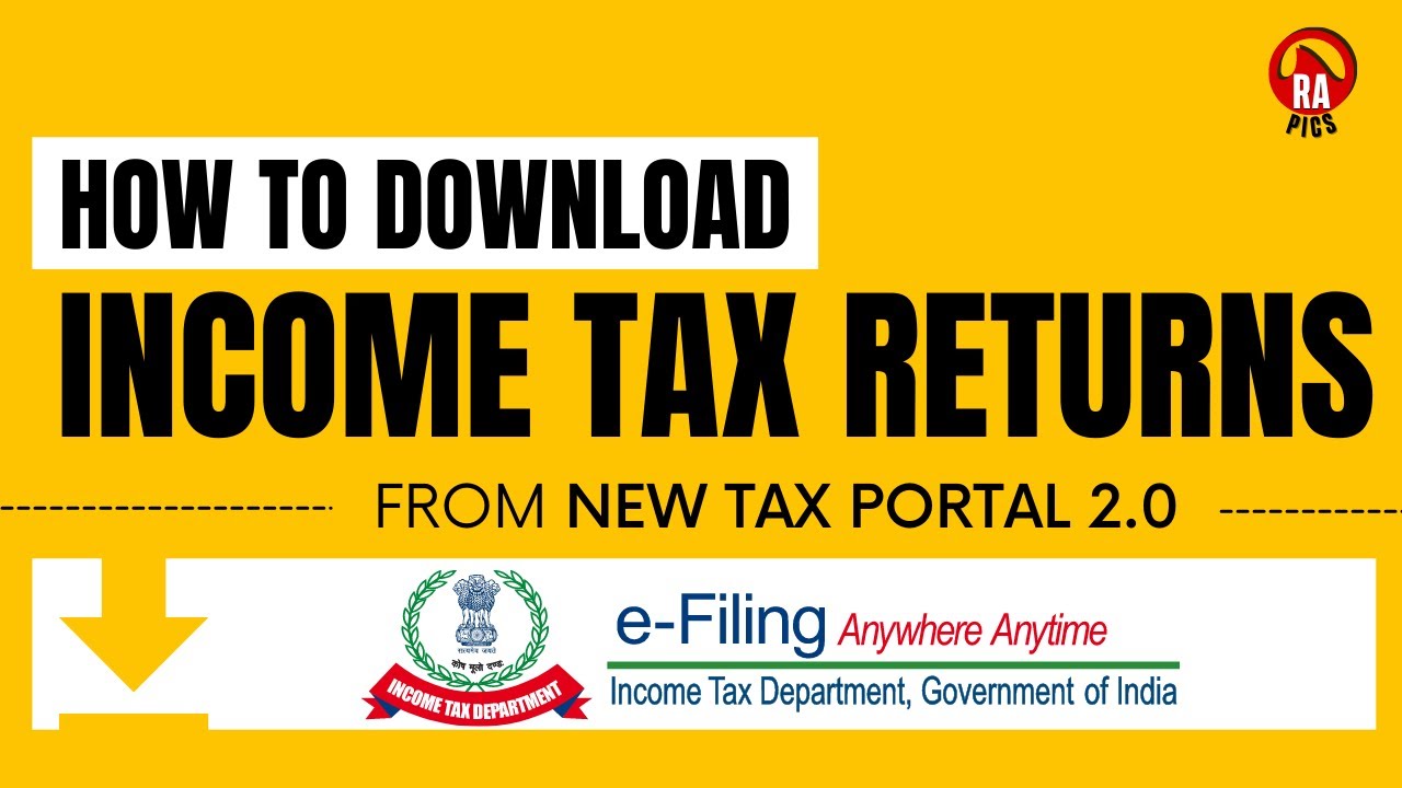 how to download income tax return pdf