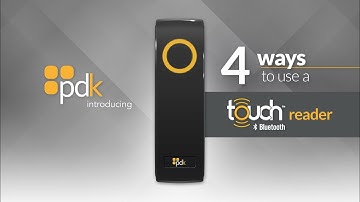 4 Ways to Use The PDK Touch Reader