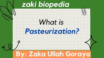 What is Pasteurization Process ? zaki biopedia