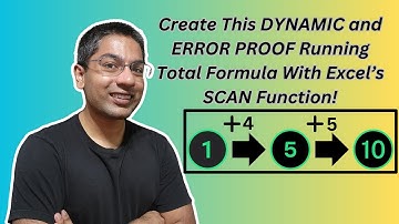 How to Make a Dynamic AND Error Proof Running Total Formula With Excel