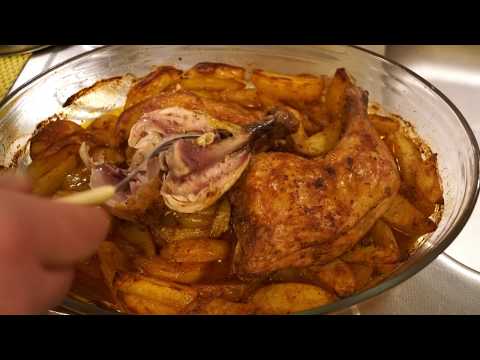 Видео: Как да печем пилешки бутчета с картофи