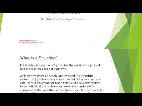 Franchising 101