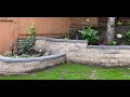 Backyard Retaining Wall