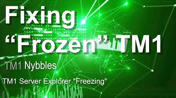 NYB01000 Fixing A Frozen TM1 Client (Nybble 01000, TM1 Series)