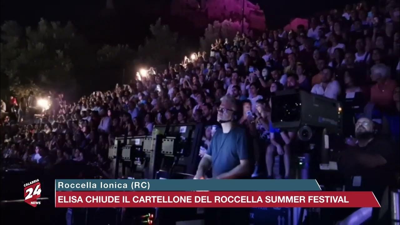 Roccella Ionica (RC) Elisa chiude il Cartellone del Roccella Summer