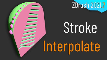 089 ZBrush 2021.7 - Stroke Interpolate! ZBrush fills in the in-betweens for both IMM and sculpting!