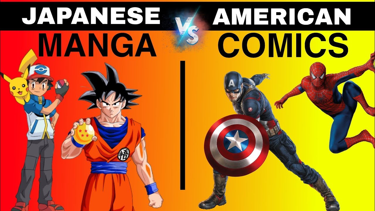 Cartoon vs Anime by AnimeAvarice on DeviantArt