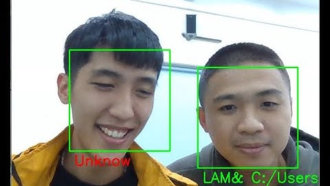 OpenCV face recognition: Nhận diện khuôn mặt