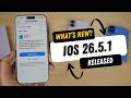 iOS 26.5.1 Released | What's New?