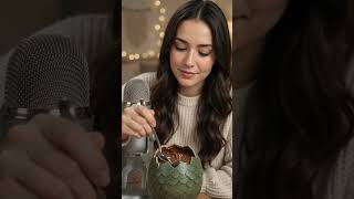 Gooey Chocolate Dragon Egg ASMR 🤤 #asmr #food #satisfying #shorts #ai