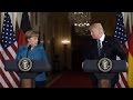 President Donald Trump hosts Angela Merkel at White House