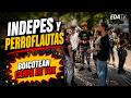 💥 Este grupo de INDEPES PERROFLAUTAS intentan BOICOTEAR una CARPA DE VOX en BARCELONA y ocurre esto