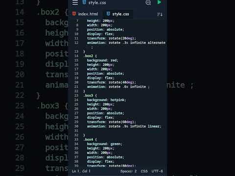 Html And CSS Coding / CSS Box loading Animaction #coding #html #css #cssanimaction #shorts  #viral