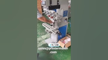 square bottles pad printing machine with jig rotation