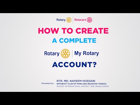 How to Create a My Rotary Account? [ Bangla tutorial ]