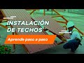 FIBRAFORTE - Instalación de Techos de Polipropileno