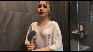 Dry&Wet Try On Haul | Wet T-Shirt Shower
