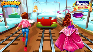 Subway Princess Runner ‘OR’ Princess Run 3D - Which Girl Is Faster??? Android/iOS Gameplay HD
