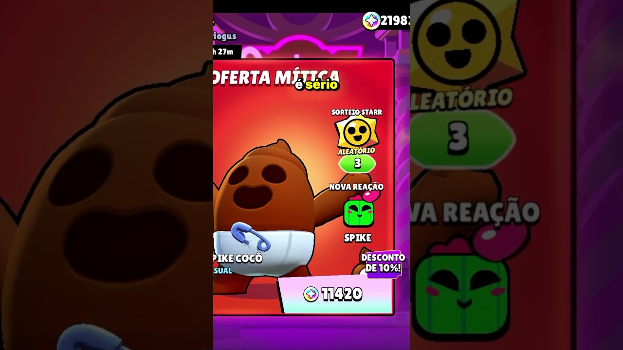 EU NÃO ACREDITO QUE O BRAWL STARS FEZ ISSO COMIGO!! #brawlstars