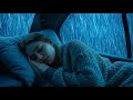 Rain Falling Outside a Warm Vehicle During Midnight Calm for Better Sleep
