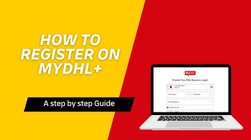 How to register on MYDHL+