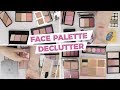 GIANT Face Palette Declutter (With Swatches!)