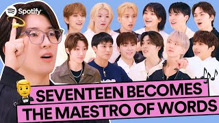 Seventeen Becomes The Maestro Of WordsㅣK-Pop On Playlist Zip Party Part 2