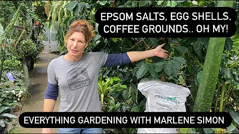 Epsom Salts, Egg Shells, Coffee Grounds .. Oh my!