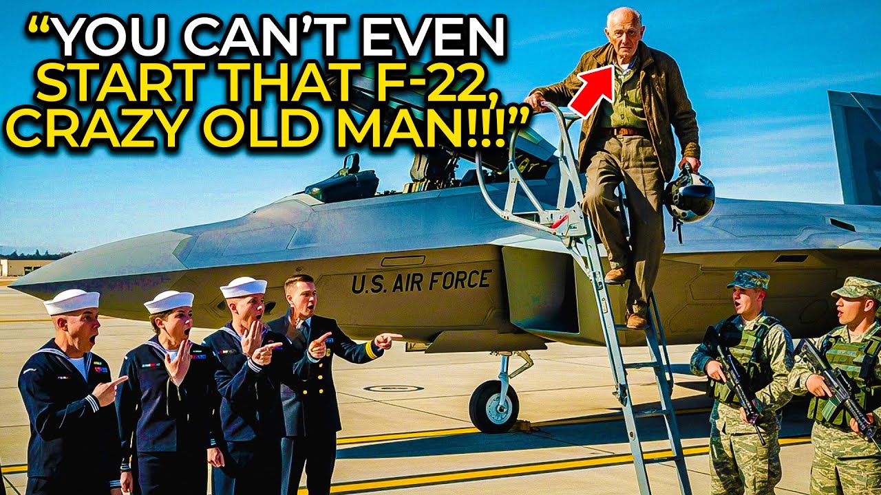 US Navy Commander Told Old Veteran to Fly the F-22 As A Joke — What He Did Next Made Him Shut Up - YouTube