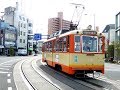 【路面電車】道後温泉ゆき。伊予鉄道 城南線（上一万停留所→道後温泉駅）