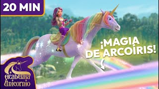 La Mejor Magia De Luz De Unicornio En Academia Unicornio Dibujos Animados Para Niños