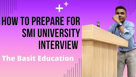 How to Prepare for SMIU University  Interview |admission interview in SMIU|