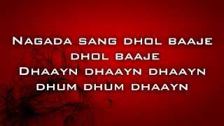 Ram Leela Nagada sung Dhol Lyrics feat. Deepika Padukone and Ranveer Singh Resimi