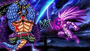 Kaido Hybrid Form V2 VS Boros Final Form V2 in Jump Force Mugen