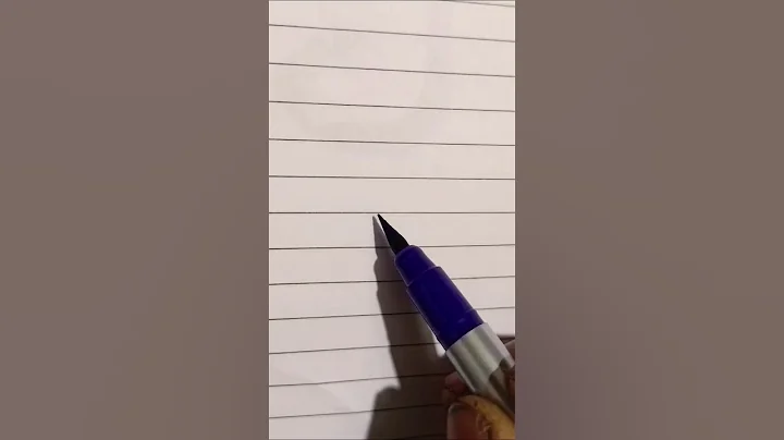 How to write "T" in calligraphy #shorts #viral #calligraphy #handwriting #viral #trending