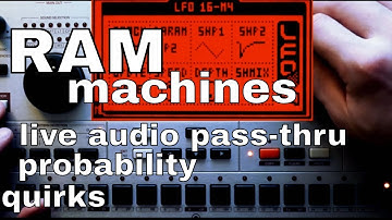 Machinedrum UW: Probabilistic Sampling, RAM Machines