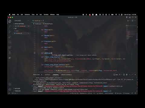 Build your own music player in Python -- mechanical keyboard