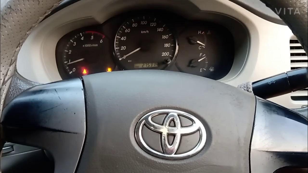 how to reset fuel filter light innova YouTube