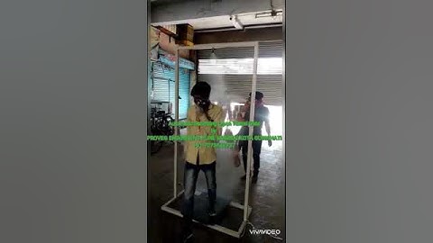 Automatic sanitization tunnel ,DISINFECTIONTUNNEL , sanitization gate by Proveg Engg Pune,7073642737