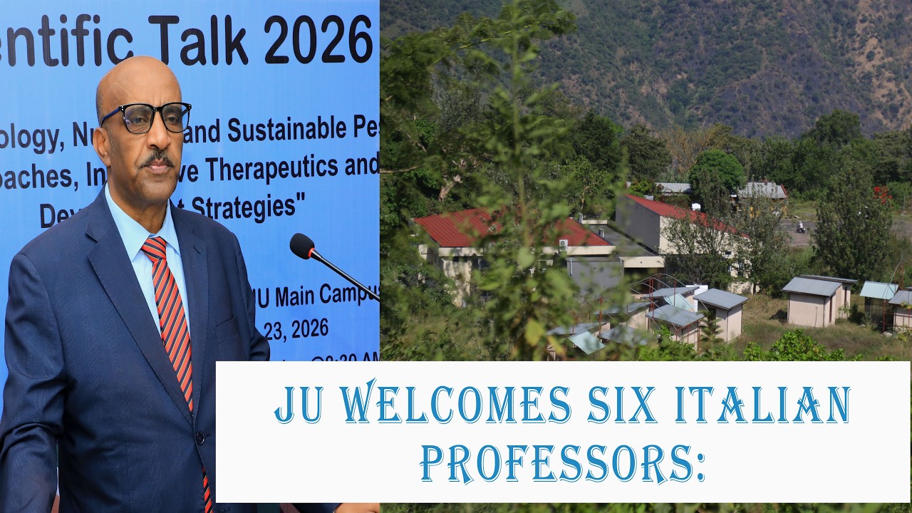 JU TIDRC Hosts Six Professors from Italian Universities: with Professor Dilnesaw Yehwala