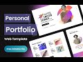 Lets's Build A Personal Portfolio Website ||  HTML, CSS, JAVASCRIPT || #lifeonthecode