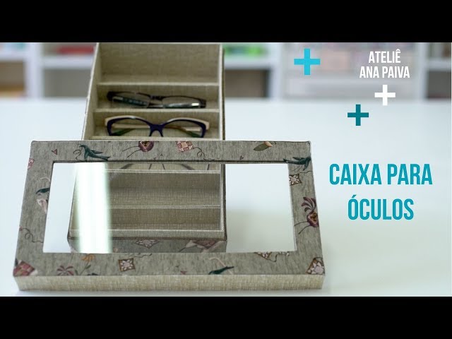 FAÇA VOCÊ MESMO - COMO FAZER DIVISÓRIAS DE GAVETAS USANDO PAPELÃO + Óculos  Lenscope 