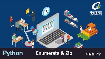 파이썬 강좌 | Python MOOC | Enumerate & Zip