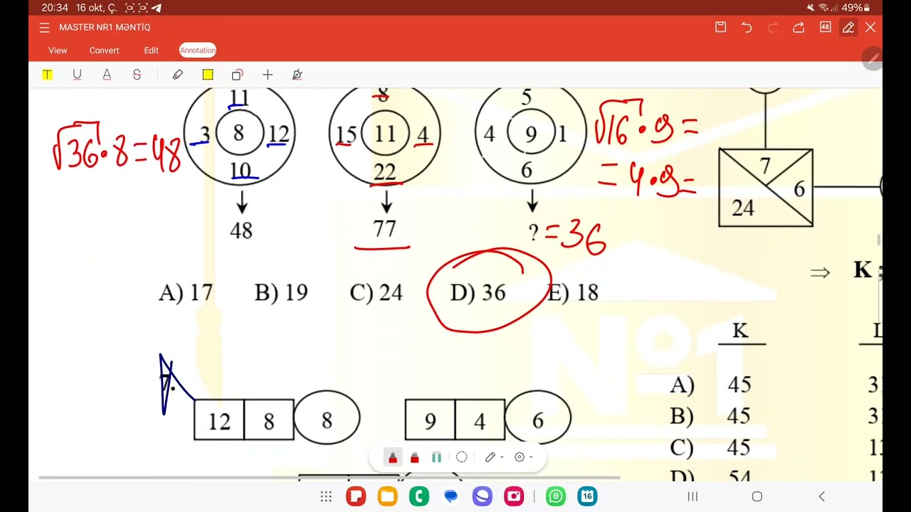 Master NR1 - Fiqur-ədəd əlaqələri (2-ci hissə)