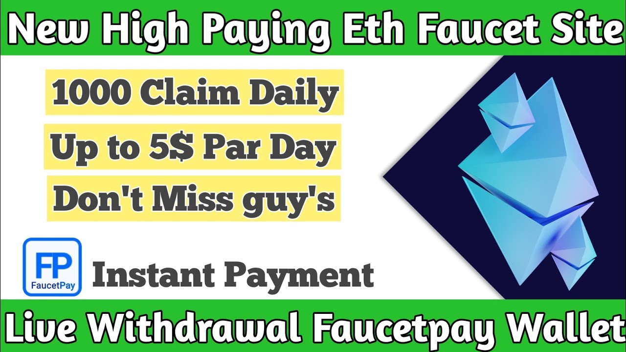 New High Paying Eth Faucet Sote Live Payment Withdrawal Best High