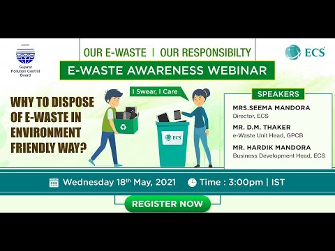e-Waste Awareness Webinar By ECS Environment Pvt. Ltd. - video from ECS Environment