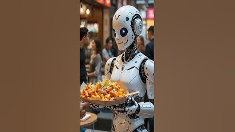 AI Robot Makes Street Food – The Future of Flavor & Tech! 🤖🍢 #robot #artificialintelligence #shorts